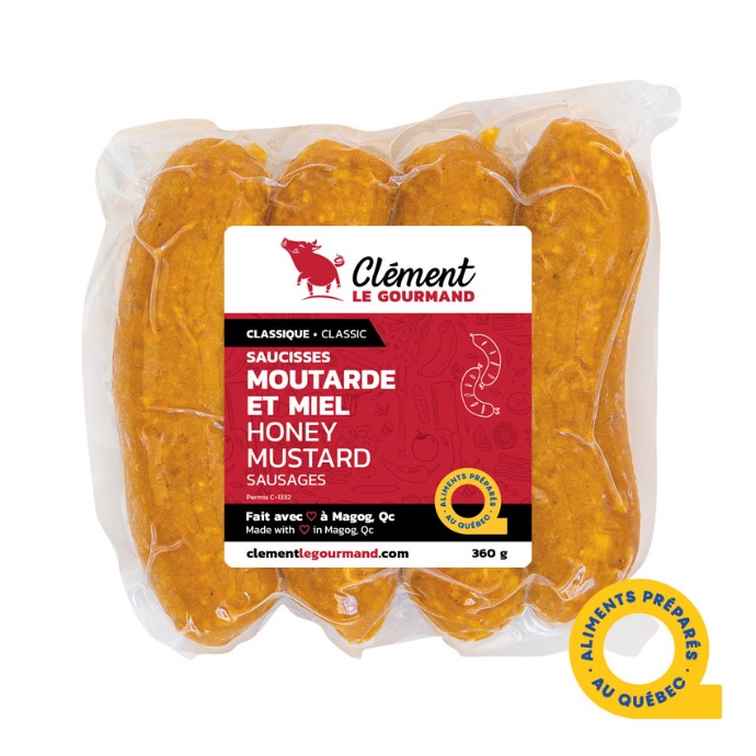saucisses moutarde miel clement le gourmand